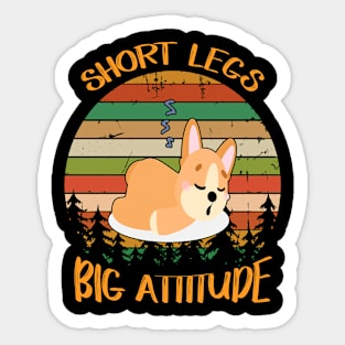 Short Legs Big Attitude (264) Sticker